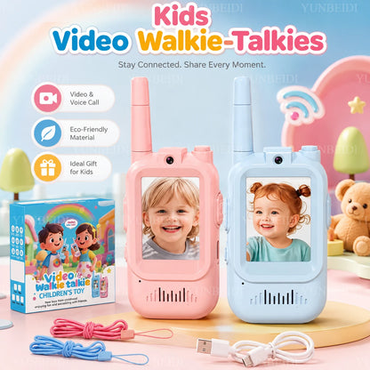 TALKIE WALKIE ENFANT| Radio vidéo bidirectionnelle face à face™-3 à 12 ans