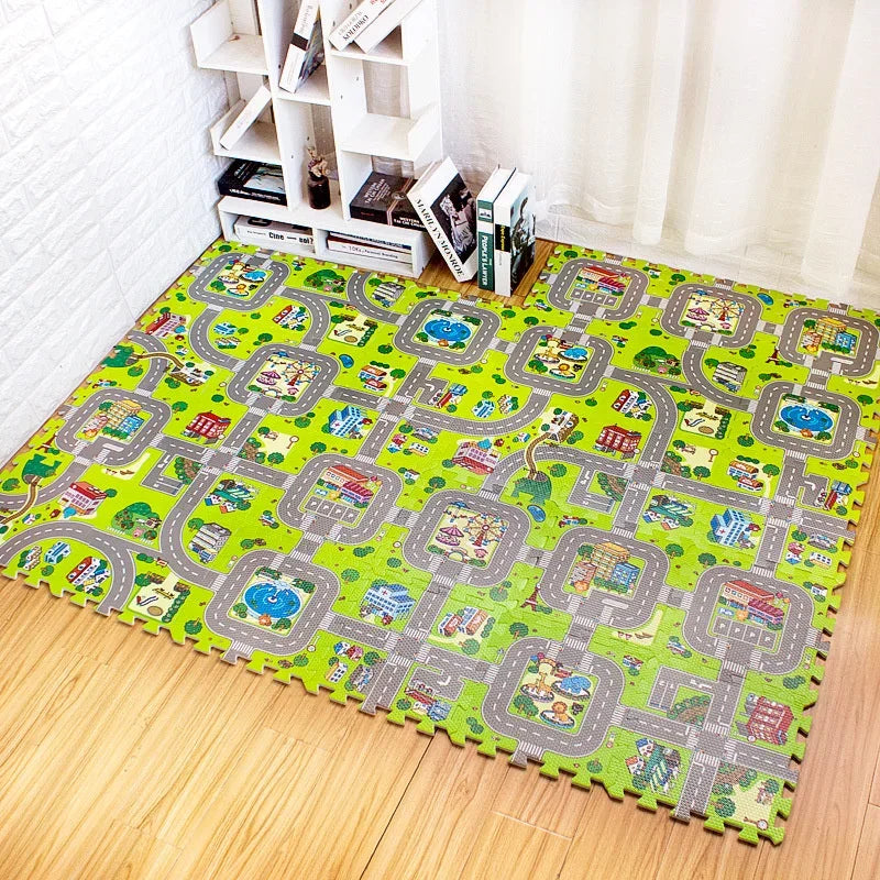TAPIS-CIRCUIT-VOITURE-PUZZLE-EN-CAOUTCHOUC-POUR-SALLE-DE-JEUX