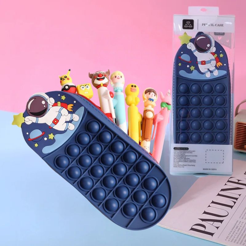 TROUSSE-SCOLAIRE-FIDGET-TOY-POP-IT-ASTRONAUTE-BLEU