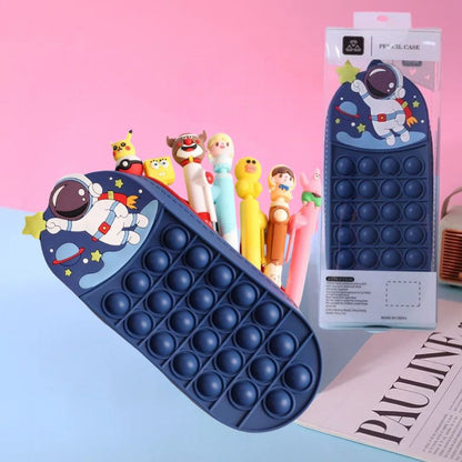 TROUSSE-SCOLAIRE-FIDGET-TOY-POP-IT-ASTRONAUTE-BLEU
