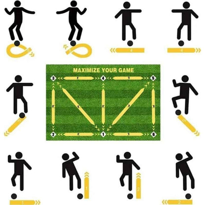 exercices à faie avec son tapis entraienement foot