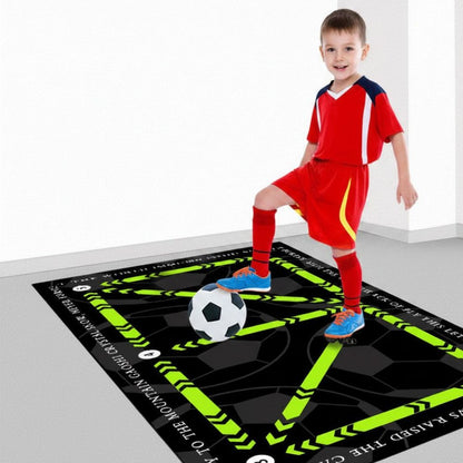 tapis entrainement foot essentiel pour exercice ses jeux de pieds et améliorer la précision de ses passes.