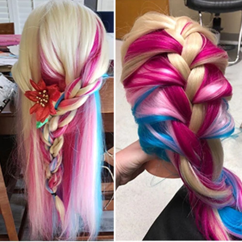 coiffure de tête à coiffer