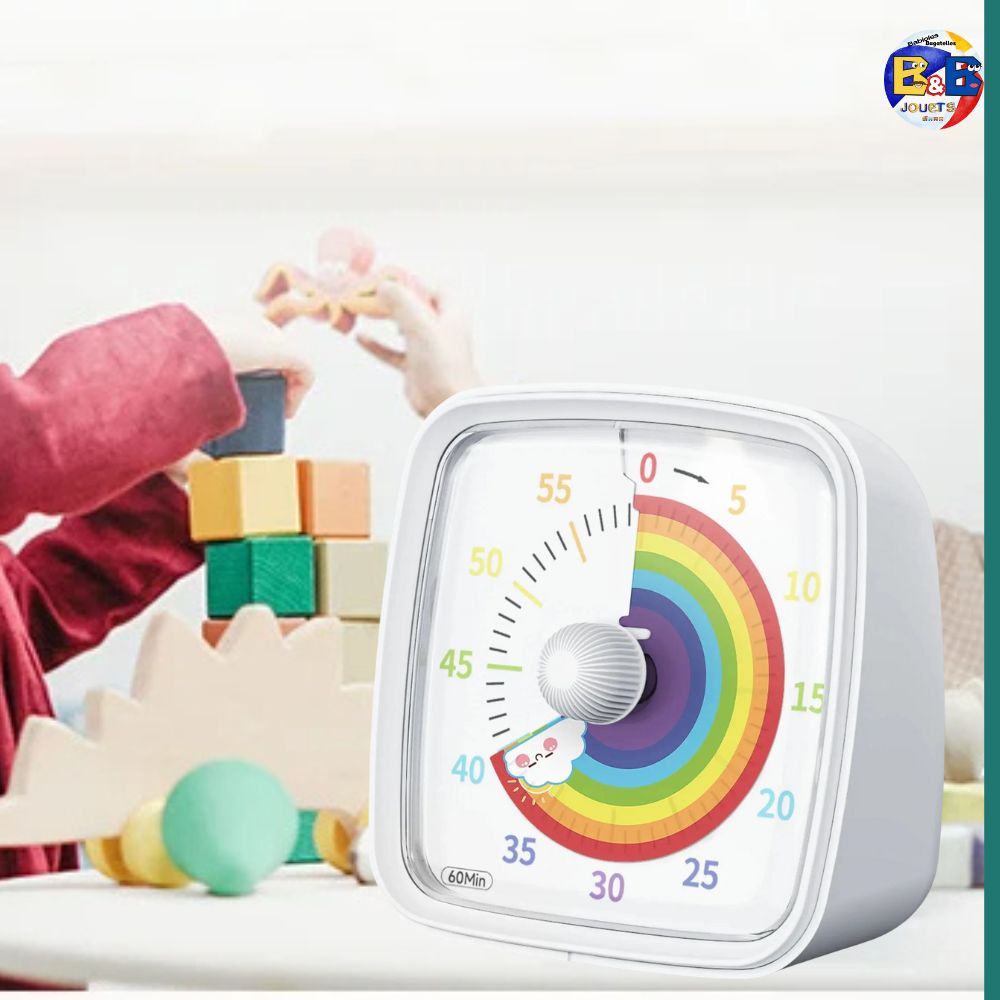 timer enfant pour développer l'apprentissage et la gestion du temps sans chamail
