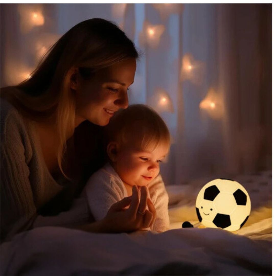 Veilleuse Bébé /Monsieur Foot⚽💡