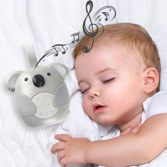 Veilleuse bruit blanc pour le sommeil de votre bébé modèle koala gris joue berceuse ou sons blanc pour rassurer et endormir
