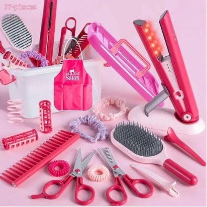 ensemble d'accessoires pour cheveux pour le jeux créatifs des fillettes 37 pièces avec un Fer Plat musical et lumineux #1