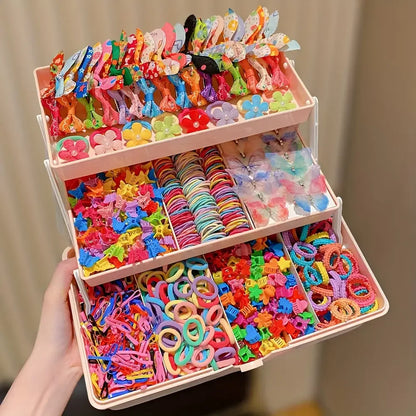 ensemble de 718 accessoires pour cheveux pour fillette variés et populaires