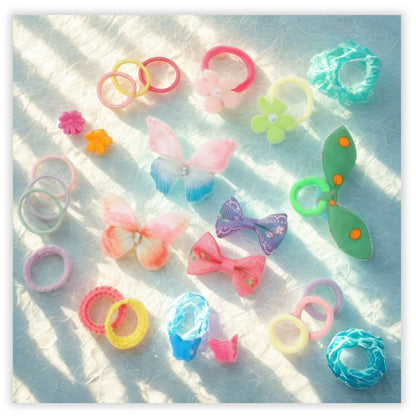 accessoire pour cheveux coiffer coloré et différament pour les enfants
