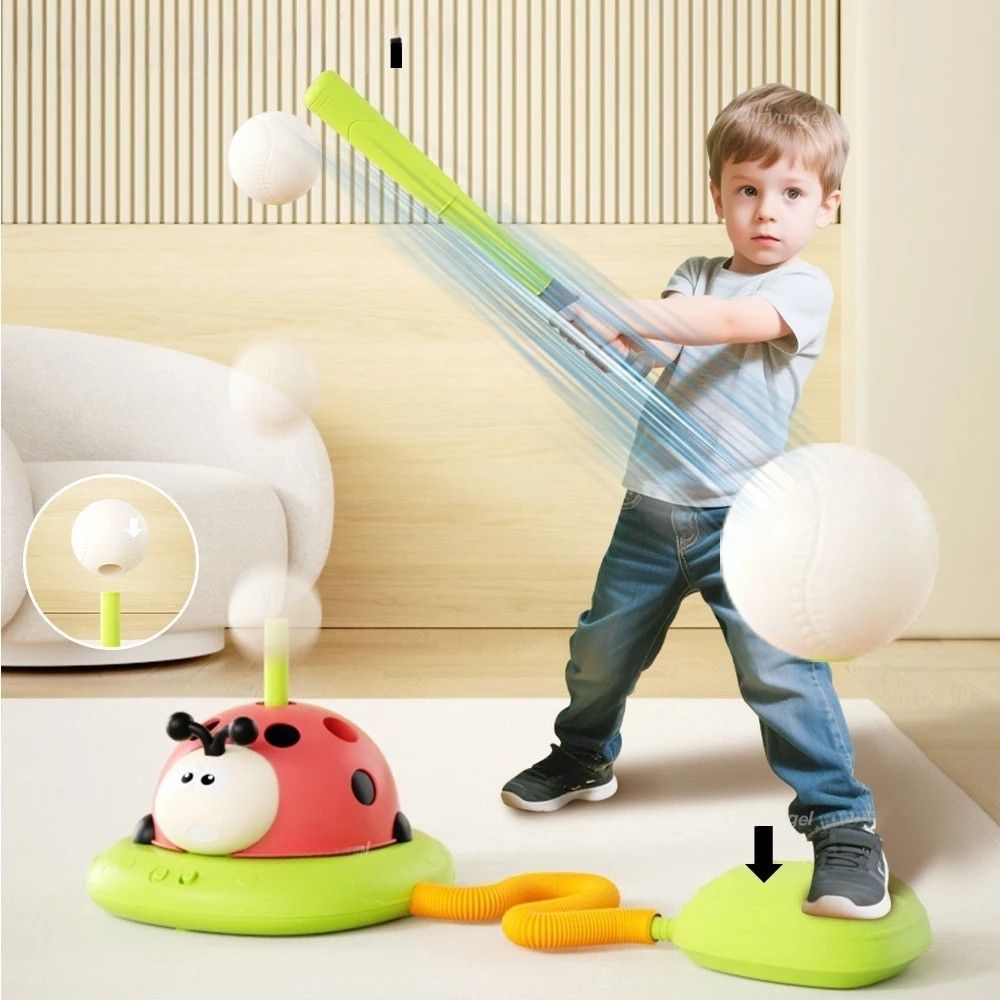 activites enfants baseball pour initier les tout petit à frapper une balle au vol