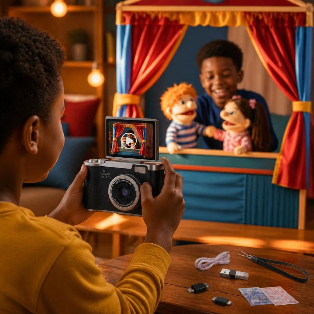 APPAREIL PHOTO COMPACT 4K | Zoom-Compact™- Caméra familiale