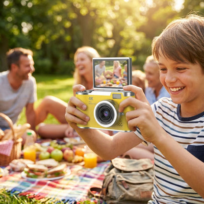 APPAREIL PHOTO COMPACT 4K |Caméra familiale tout âge Zoom-Compact™