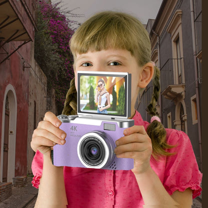 APPAREIL PHOTO COMPACT 4K |Caméra familiale tout âge Zoom-Compact™