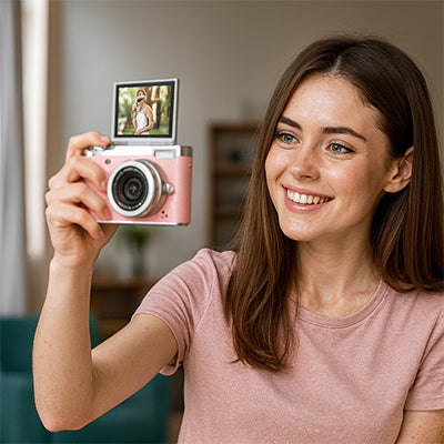 Appareil photo compact petit, léger idéal pour jeune photographe en herbe