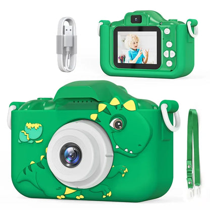 clic dino modèle vert appareil photo enfant 3 ans et plus