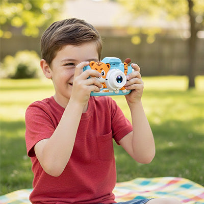 appareil photo enfant 4 ans mini caméra pour petite main bien protéger contre la casse