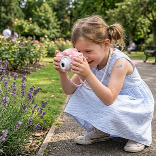 Appareil photo enfant préférée des filles, développe l'intérêt artistique et créatreur