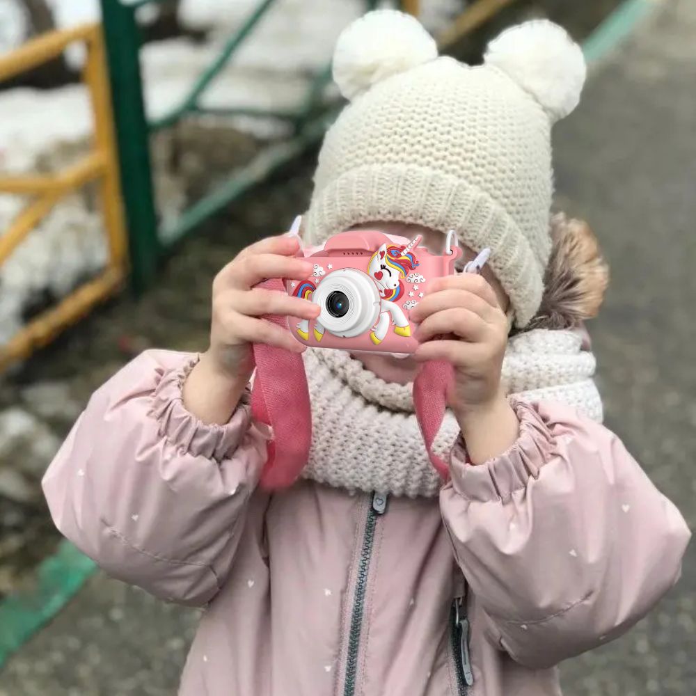 Appareil photo enfant préférée des filles, ROSE ET LICORNE