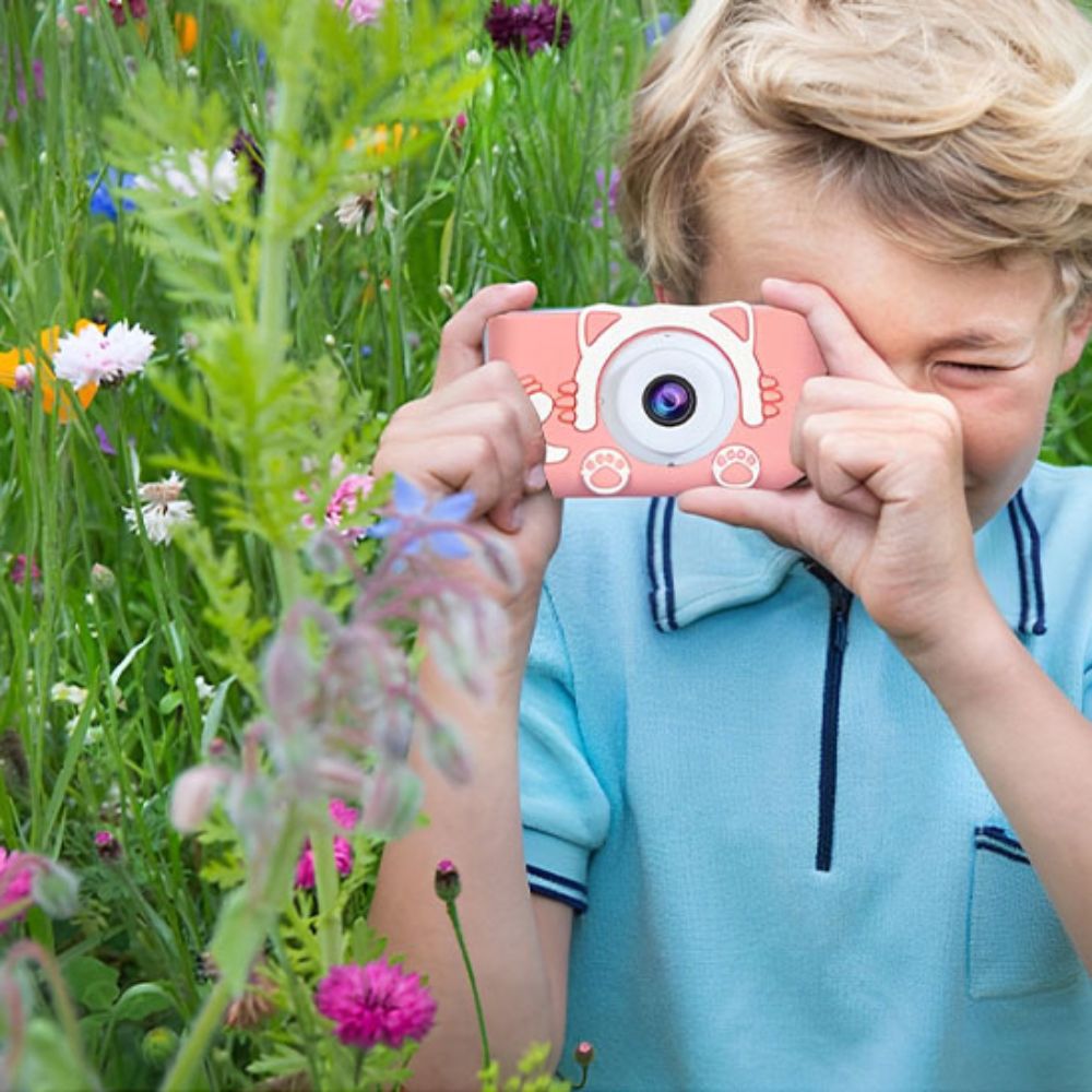 Appareil photo enfant chaton rose