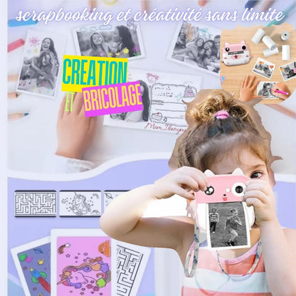 création et bricolage infini avec l'appareil photo enfant instantané caméra Print™