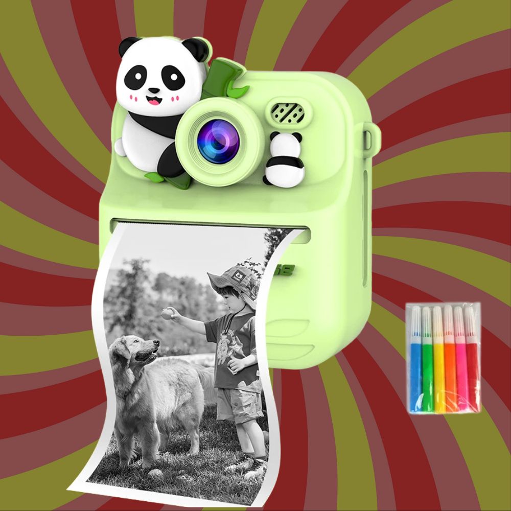 appareil photo enfant instantané modèle anda idéal pour petit de 3-12ans colorier tes captures un kit cadeau à offrir 