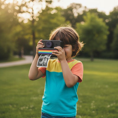 Appareil photo enfant instantané avec rouleau de papier thermique écologique et facile d'emploi