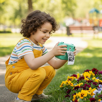 Appareil photo instantané enfant le meilleur cadeau à offrir, rend votre enfant fier et indépendant