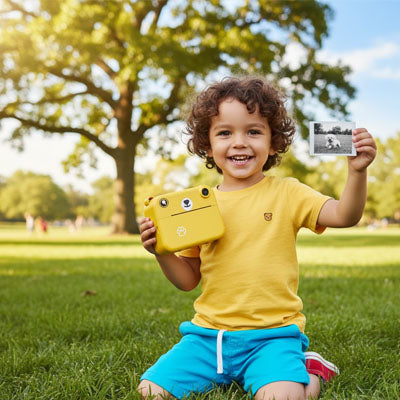 Appareil photo instantané enfant robuste et résiste aux chocs  et maladresses des plus jeunes