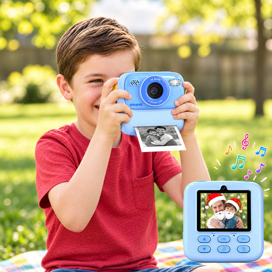 le meilleur appareil photo instantané enfant, multifonction, vidéo, lecteur de musique,impression thermique, peu couteux...