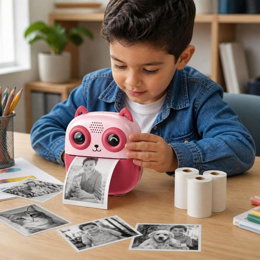APPAREIL PHOTO QUI IMPRIME | Cam-Print™ - Cadeau idéal 3 à 14 ans