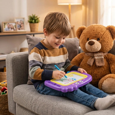 ardoise magique pour dessiner à l'infini,activité autonome et calme pour enfant préscolaire 
