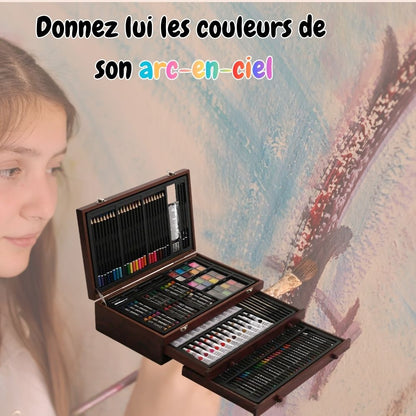 ne laissez pas votre enfant sombrer dans le brun et le noir ayez son arc-en-ciel-de couleur avec la palette de couleur familliale