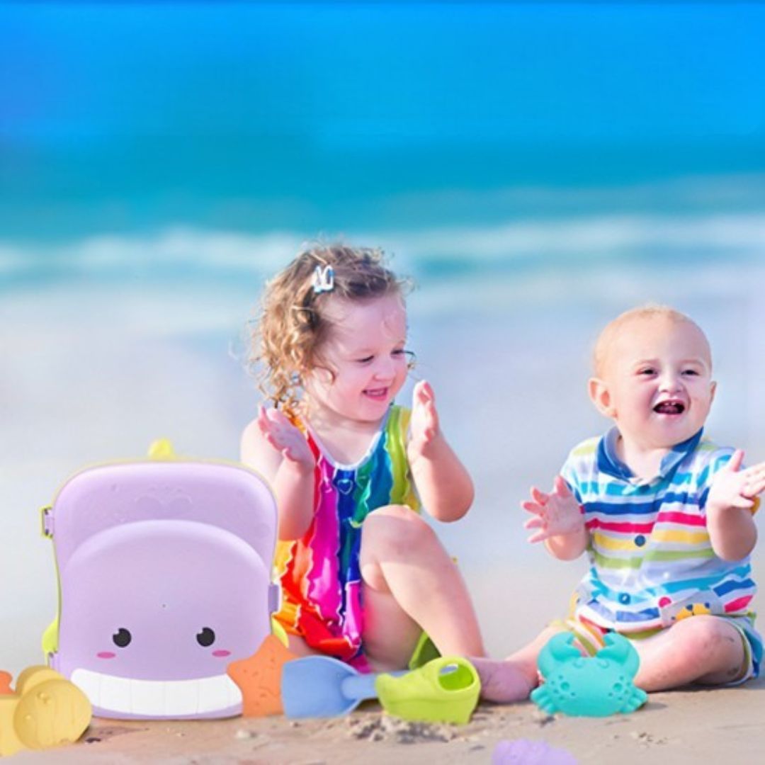Kit De Jeu De Plage 40 Pièces - Pelles, Seaux, Moules à Sable Pour Enfants, Sac Filet Inclus
