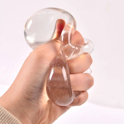 balle anti stress remplie de sirop de maltrase