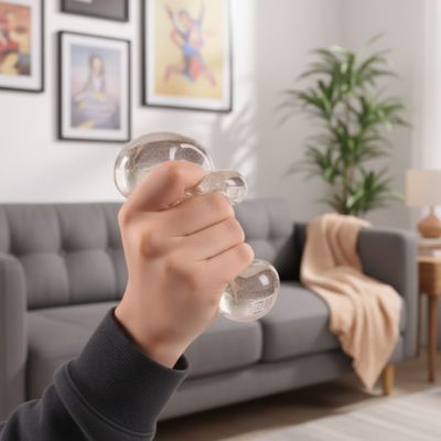 balle anti stress remplie de sirop de maltrase résistante
