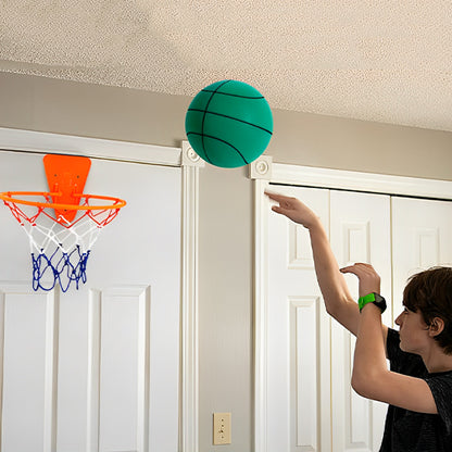 jouer au ballon basket  sans réveiller tout le monde, le ballon mousse ultra silencieux avec des rebonds dignes du Basket Ball Pro