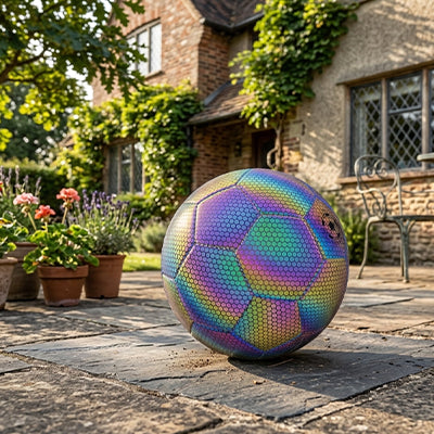BALLON FOOT – Lumineux Holographique | Effet Réfléchissant Spectaculaire