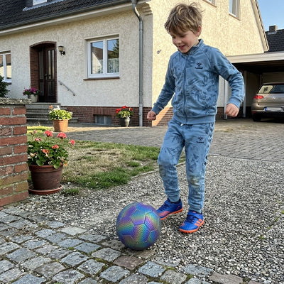 BALLON FOOT – Lumineux Holographique | Effet Réfléchissant Spectaculaire
