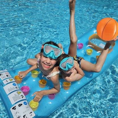 réinventer le basket ball de piscine avec le ballon gonflable de plage basket pool