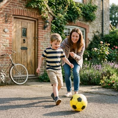 ballon gonflable pour le jeu actif des tout petits, terrain et piscine