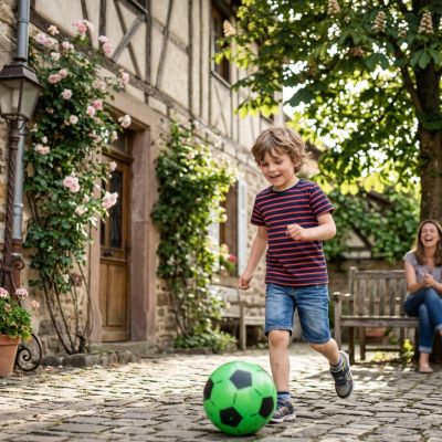 ballon gonflable pour enfant , jeu d'été , de piscine et de gazon sans douleur