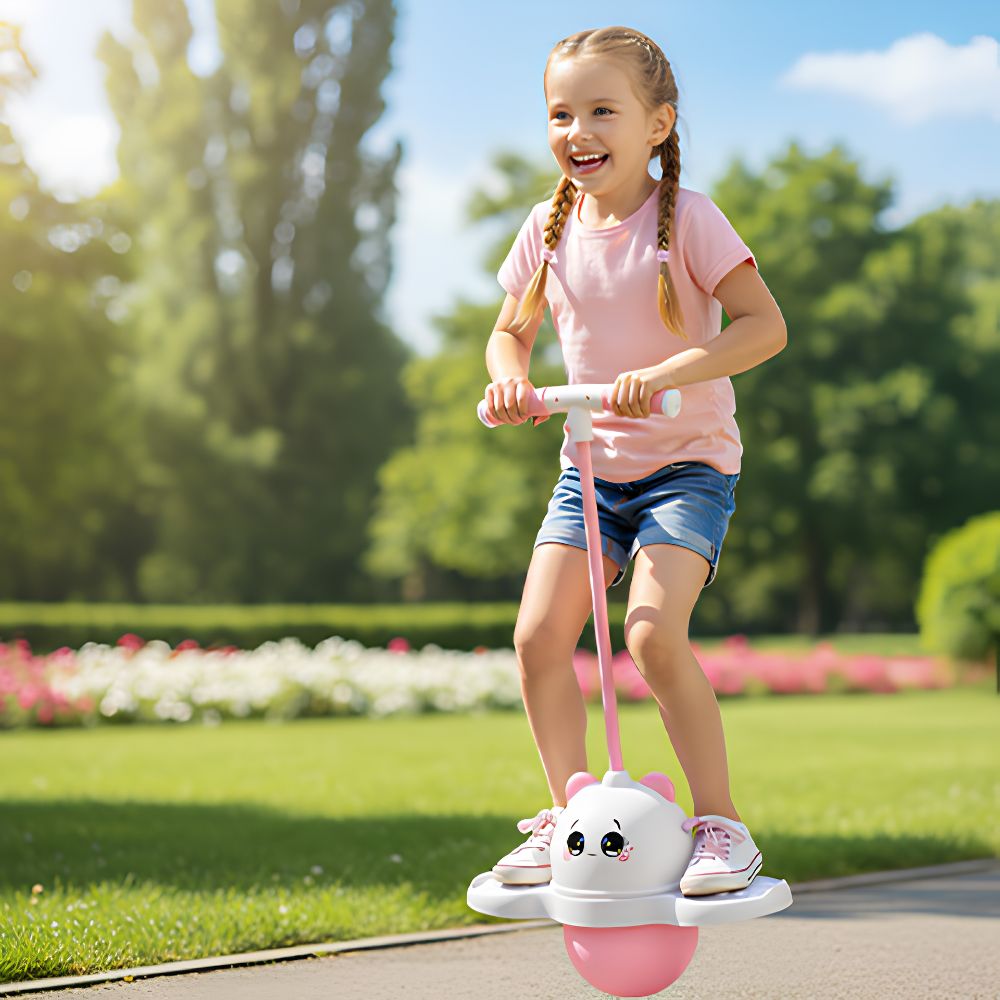 le bonheur de bondire dans le rues cet été avec ce Ballon sauteur