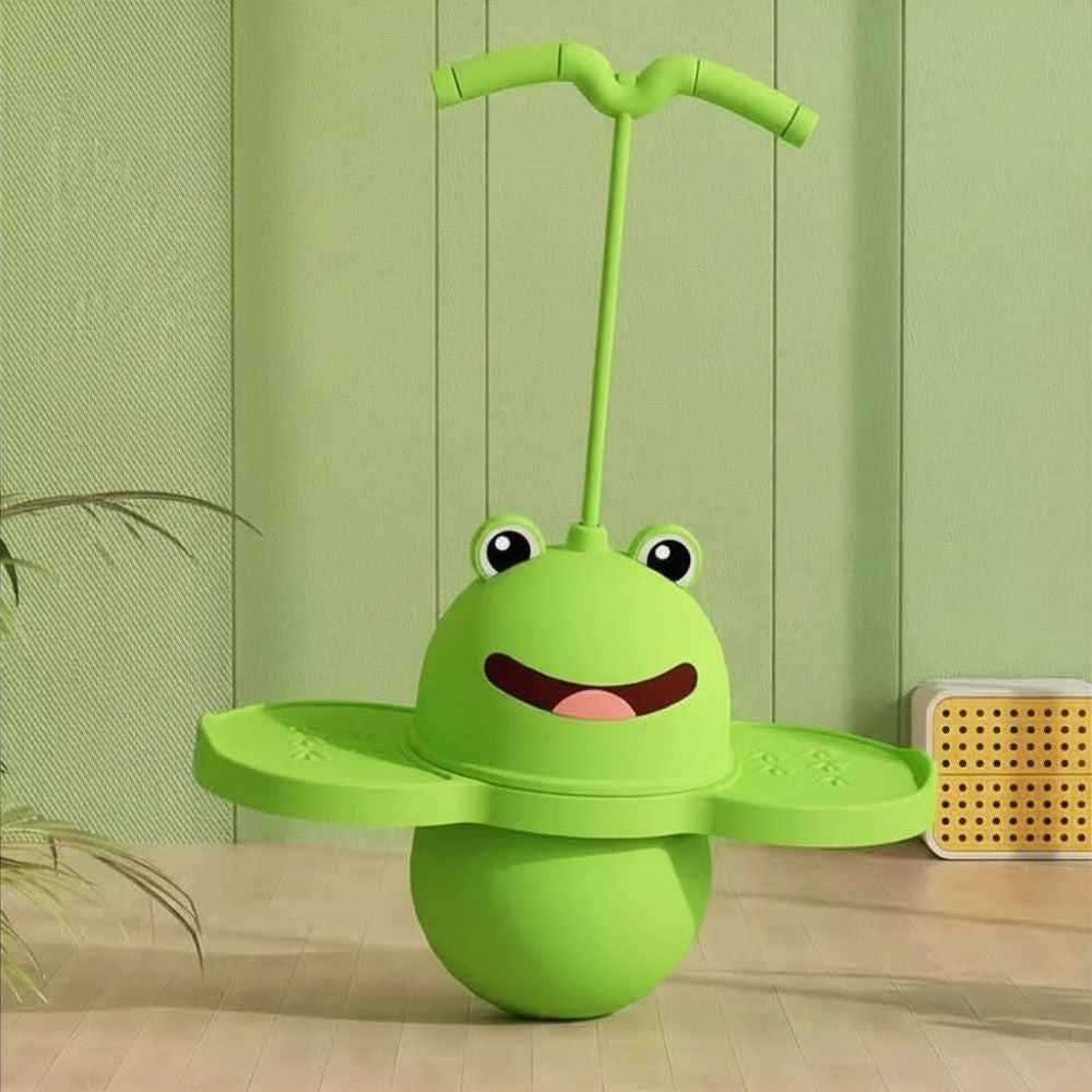 le ballon sauteur vert modèle grenouille
