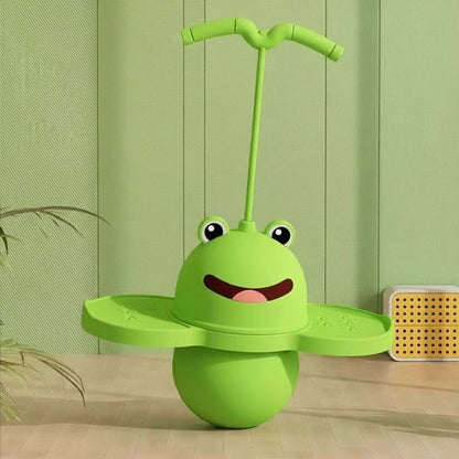 le ballon sauteur vert modèle grenouille