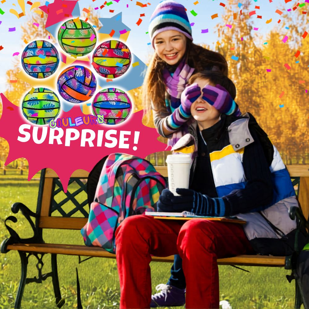 couleur des ballons gardée secrète pour l'effet surprise 