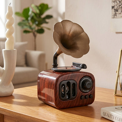 petit gramophone boite a musique enfance artisanal