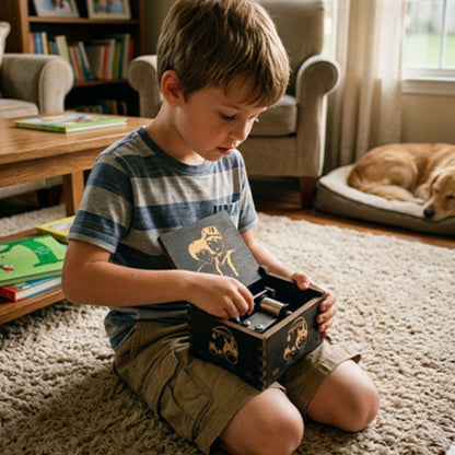 boite a musique enfant en bois