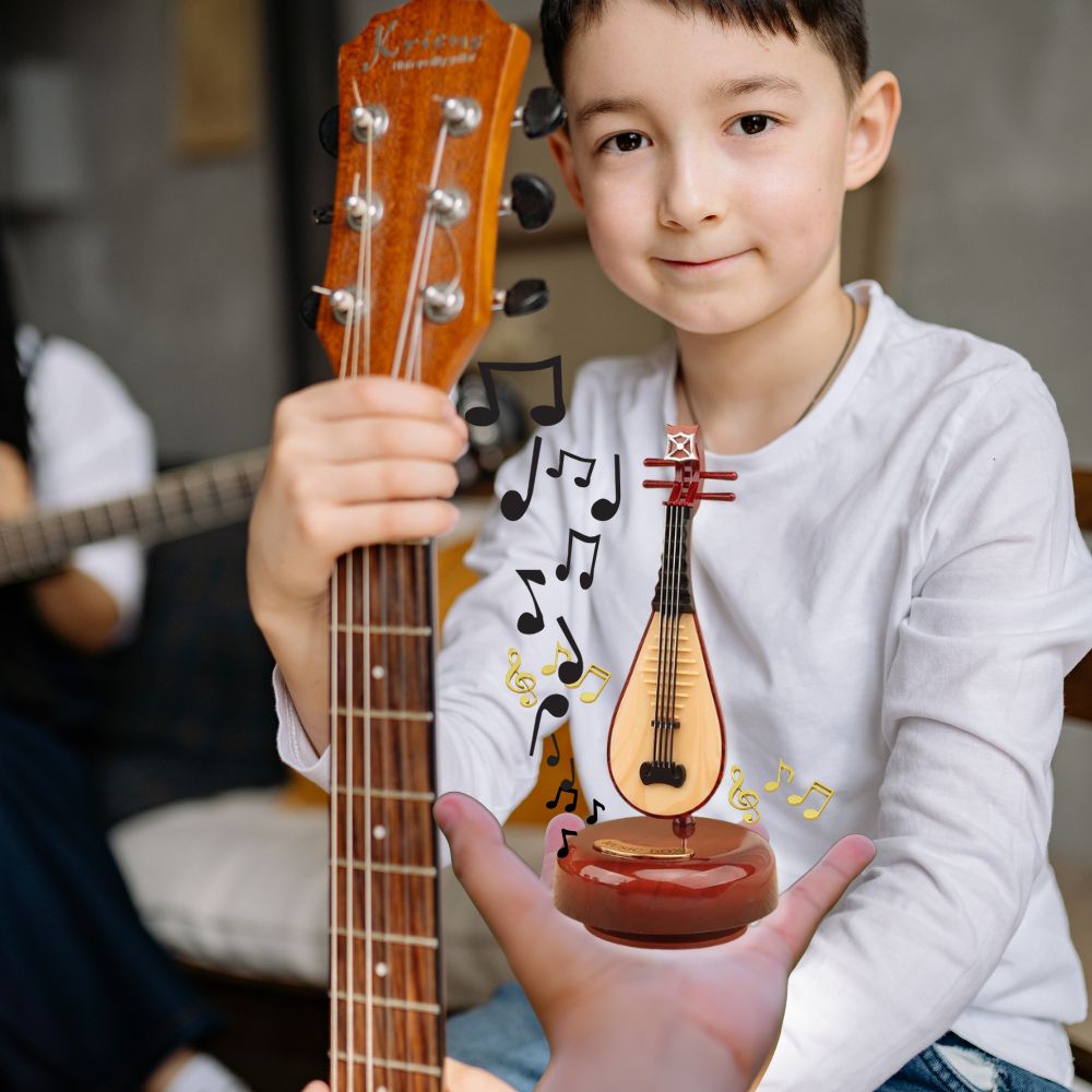 boite a musique enfant format Luth jouet anti stress détente et gestion des émotions