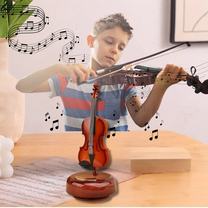 boite a musique enfant en forme de violon mignon musique apaisant