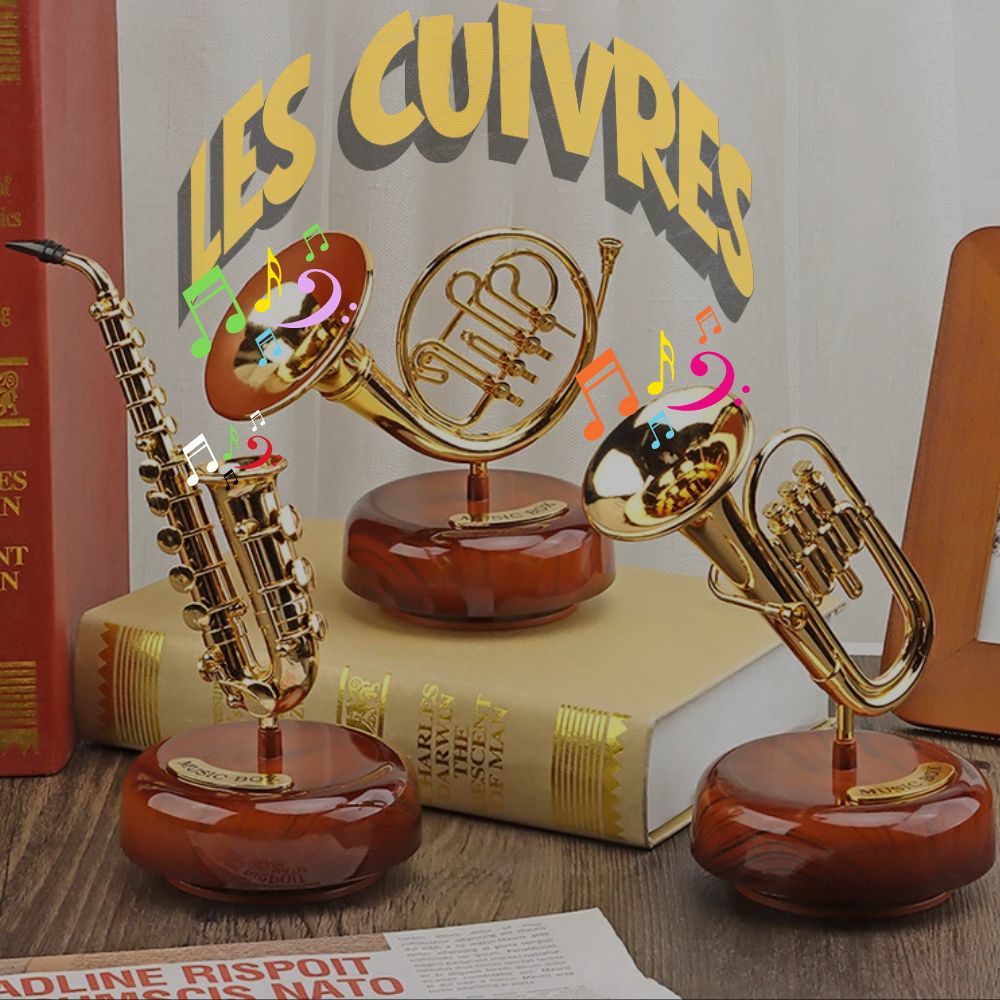 boite a musique enfant les instruments de musique  rotatifs